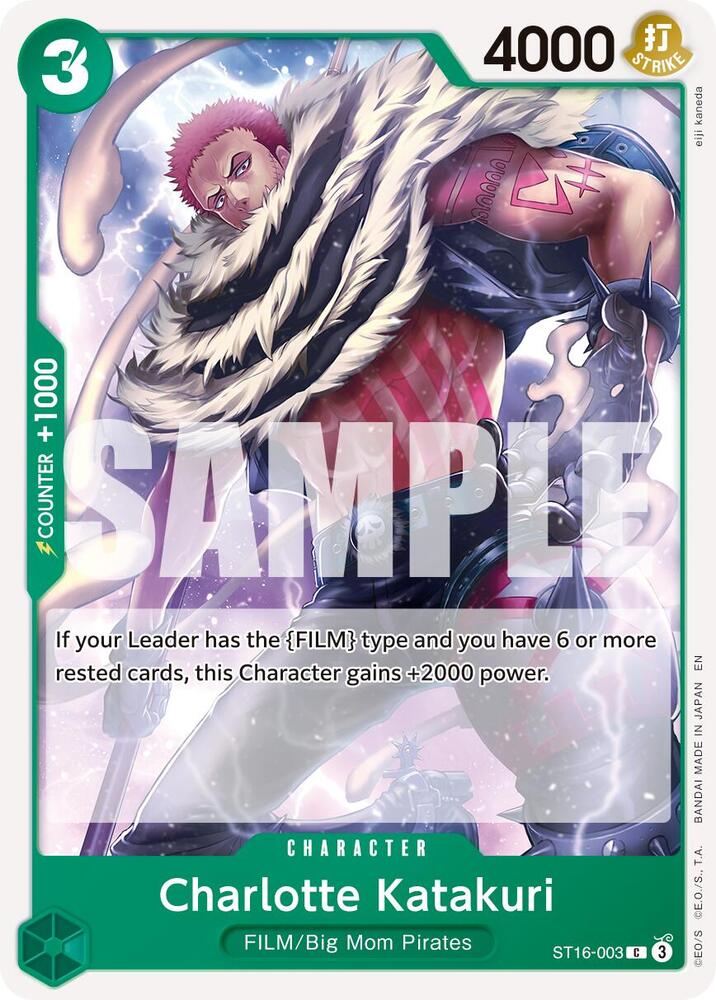 Charlotte Katakuri (Reprint) ST16-003 Premium Booster -The Best- Vol. 2 One Piece NM