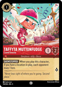 Taffyta Muttonfudge - Crowd Favorite 114/204 Common Shimmering Skies Lorcana NM