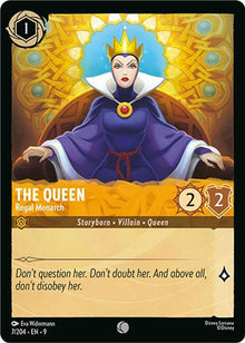 The Queen - Regal Monarch 7/204 Common Fabled Lorcana Near Mint