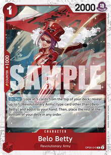 Belo Betty (Jolly Roger Foil) OP05-015 Premium Booster -The Best- One Piece NM