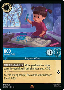 Boo - Human Child 160/204 Rare Attack of the Vine! Lorcana Near Mint