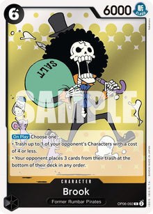 Brook OP06-092 Rare Wings of the Captain One Piece Foil Near Mint
