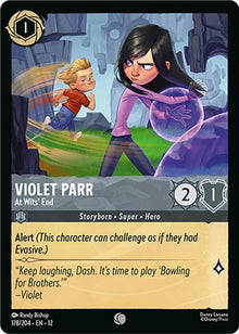 Violet Parr - At Wits' End 178/204 Common Wilds Unknown Lorcana Near Mint