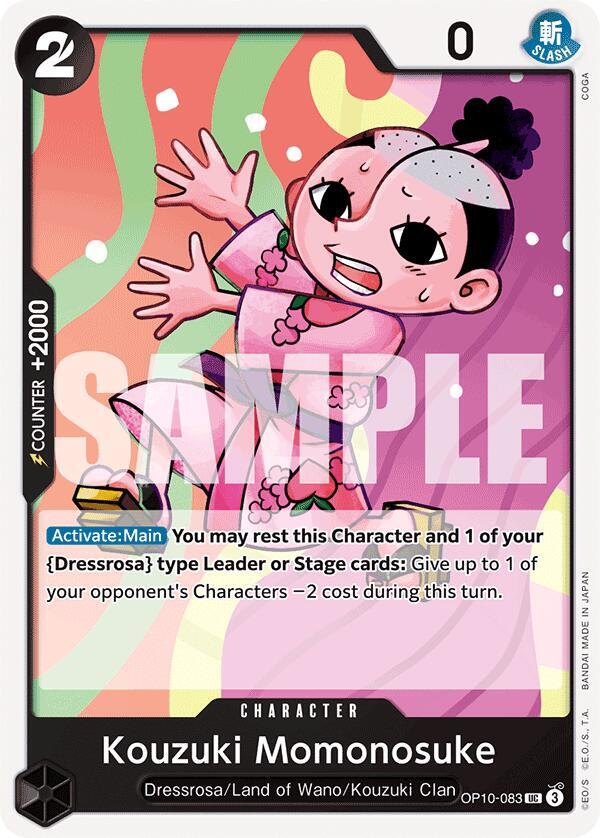 Kouzuki Momonosuke (083) OP10-083 Uncommon Royal Blood One Piece Near Mint