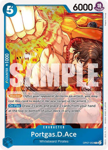 Portgas.D.Ace (053) OP07-053 Rare 500 Years in the Future One Piece Foil NM