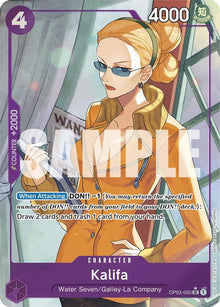 Kalifa (Full Art) OP03-060 Uncommon Premium Booster -The Best- One Piece Foil NM