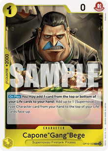 Capone"Gang"Bege OP10-103 Rare Royal Blood One Piece Foil Near Mint