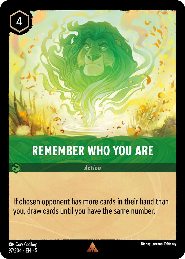 Remember Who You Are 97/204 Rare Shimmering Skies Lorcana Near Mint
