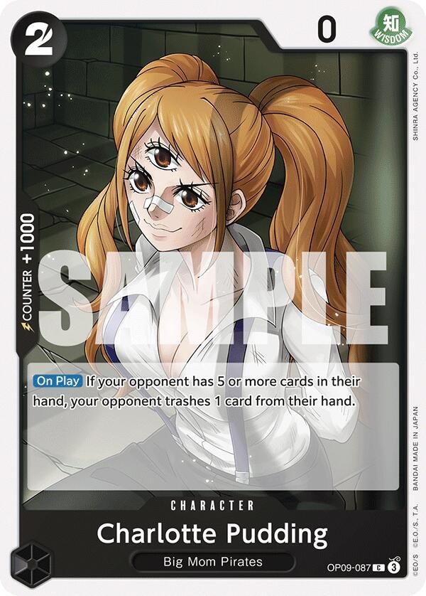 Charlotte Pudding OP09-087 Common Emperors in the New World One Piece Near Mint