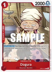 Dogura OP02-010 Common Paramount War One Piece Near Mint