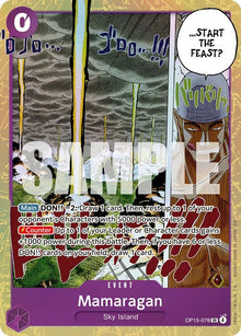 Mamaragan OP15-078 Super Rare Adventure on Kami's Island One Piece Foil NM