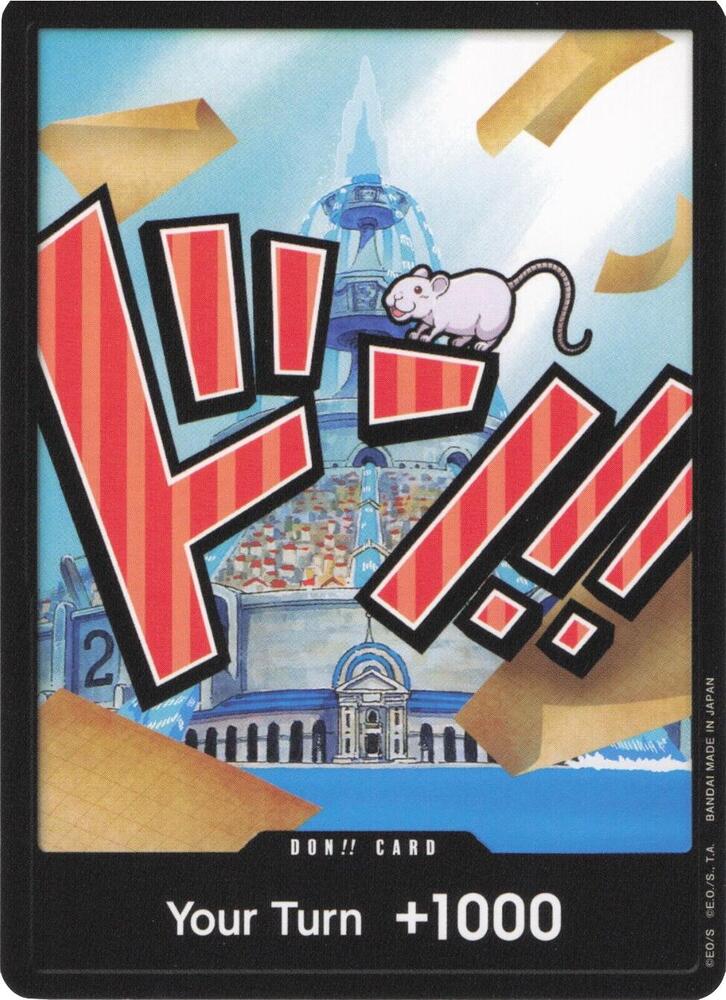 DON!! Card (Iceberg) DON!! Premium Booster -The Best- One Piece Near Mint
