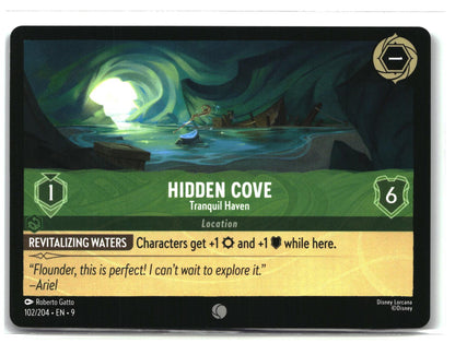Hidden Cove - Tranquil Haven 102/204 Common Fabled Lorcana Lightly Played