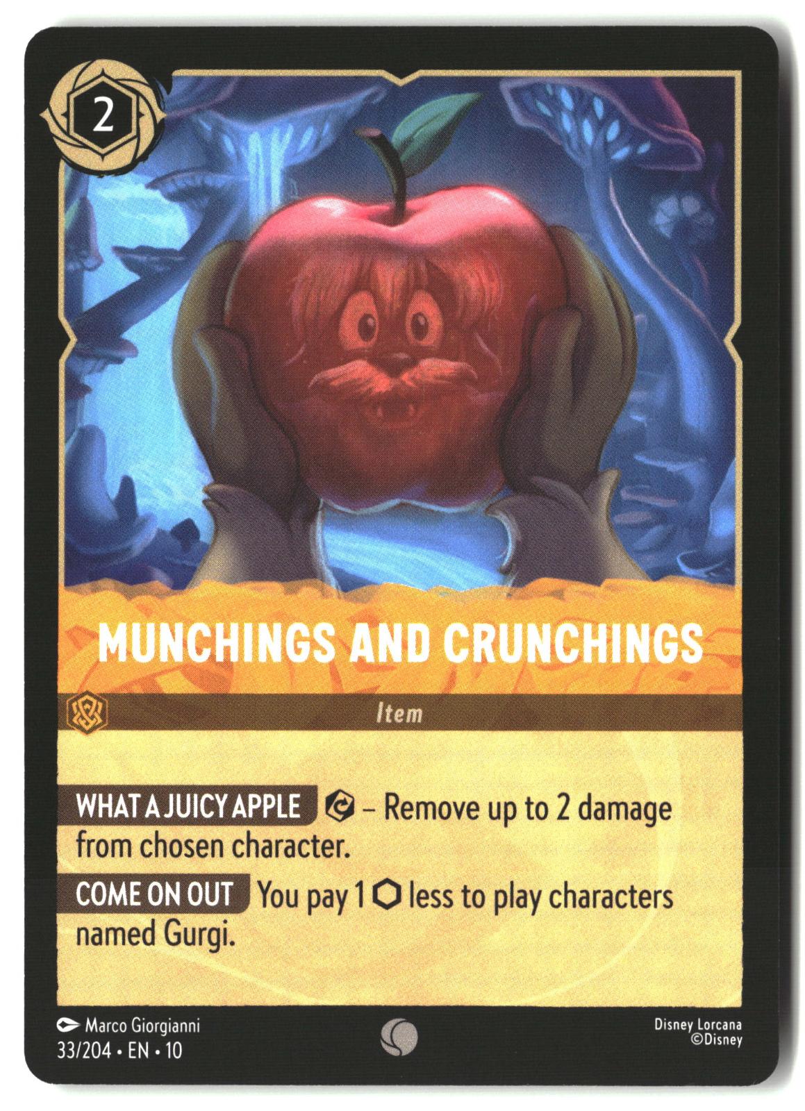 Munchings and Crunchings 33/204 Common Whispers in the Well Lorcana LP