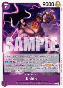 Kaido EB04-030 Rare The Azure Sea's Seven One Piece Foil Near Mint