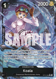Koala (086) (Alternate Art) OP12-086 Rare Legacy of the Master One Piece Foil NM