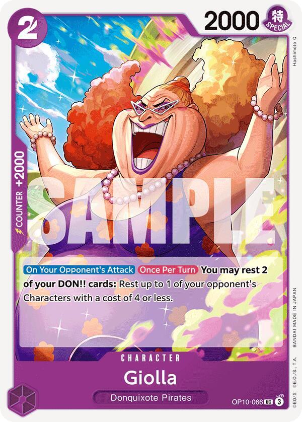 Giolla OP10-066 Uncommon Royal Blood One Piece Near Mint