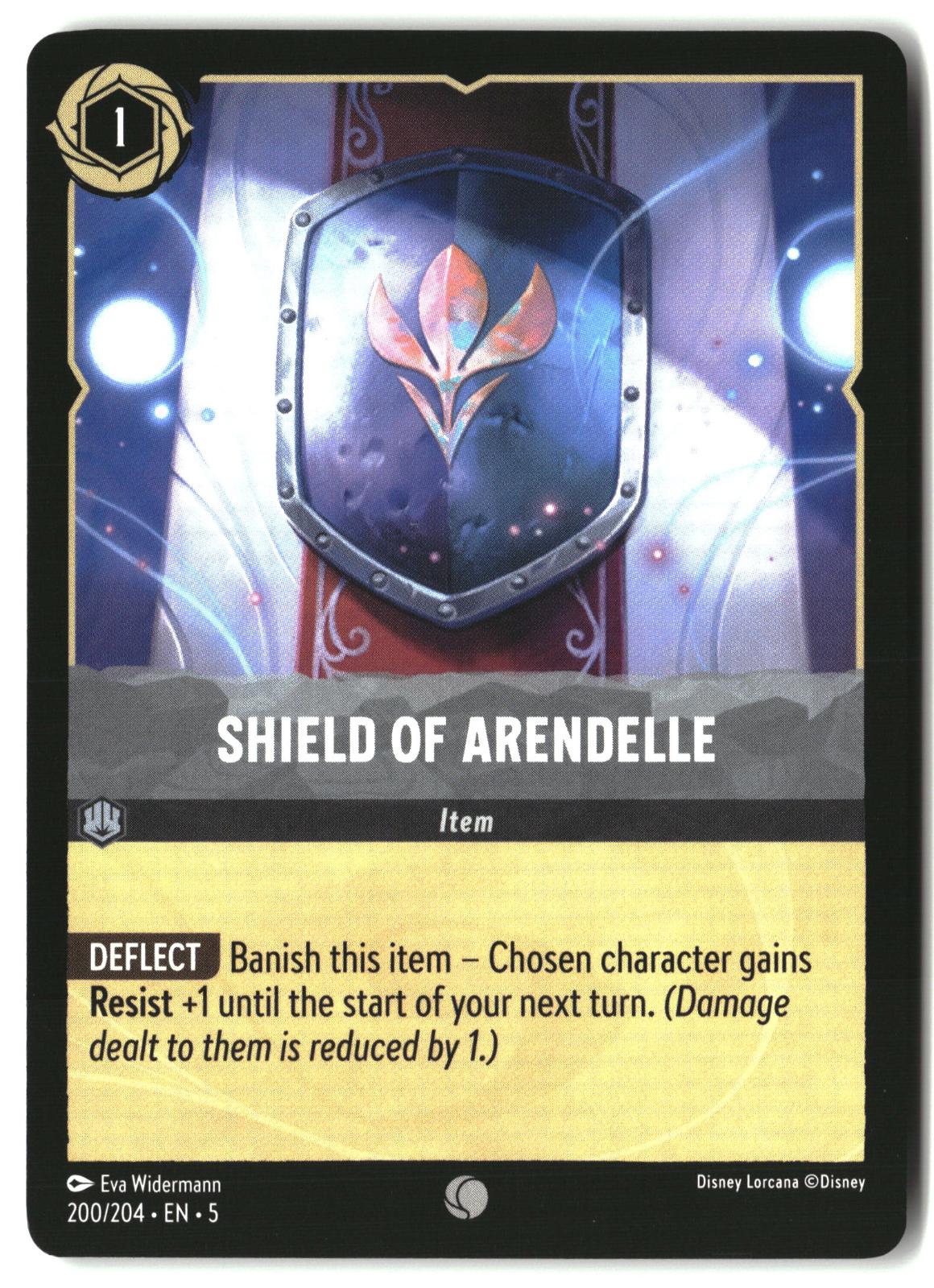 Shield of Arendelle 200/204 Common Shimmering Skies Lorcana Lightly Played