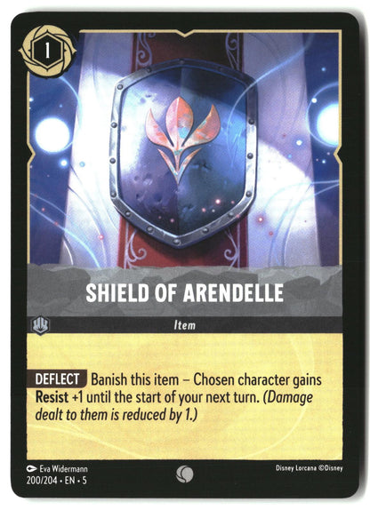 Shield of Arendelle 200/204 Common Shimmering Skies Lorcana Lightly Played