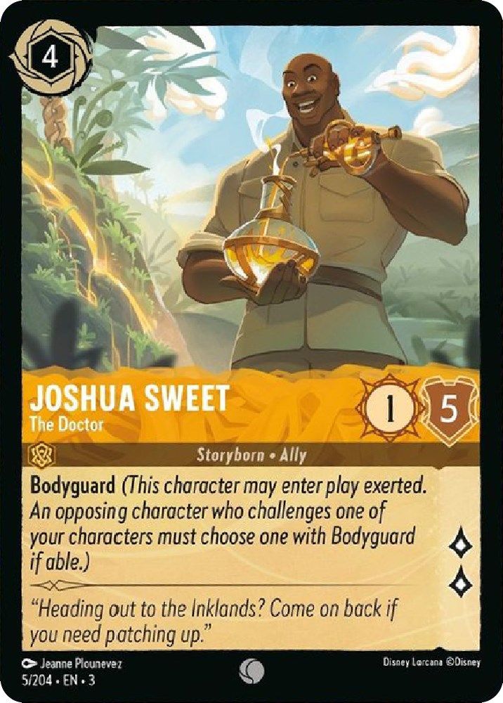 Joshua Sweet - The Doctor 5/204 Common Into the Inklands Lorcana Near Mint