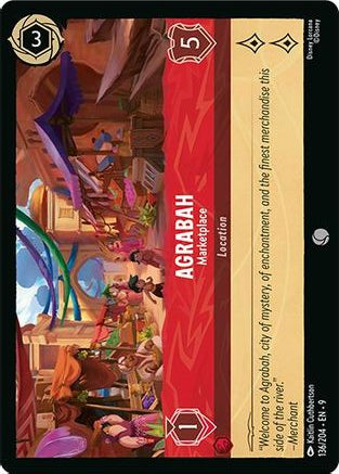 Agrabah - Marketplace 136/204 Common Fabled Lorcana Near Mint