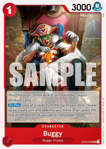 Buggy (Reprint) OP03-008 Uncommon Premium Booster -The Best- Vol. 2 One Piece NM
