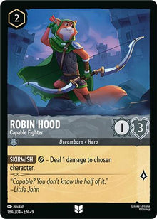 Robin Hood - Capable Fighter 184/204 Uncommon Fabled Lorcana Near Mint