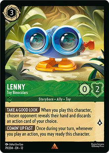 Lenny - Toy Binoculars 79/204 Rare Wilds Unknown Lorcana Near Mint