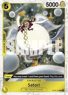 Satori (Jolly Roger Foil) OP05-105 Rare Premium Booster -The Best- One Piece NM
