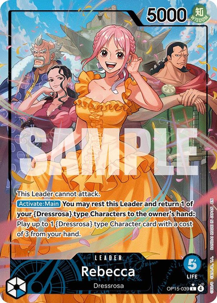 Rebecca (Alternate Art) OP15-039 Adventure on Kami's Island One Piece Foil NM