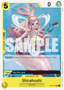 Shirahoshi (Reprint) OP03-116 Uncommon Premium Booster -The Best- One Piece NM