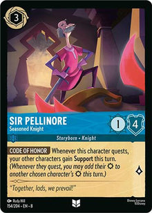 Sir Pellinore - Seasoned Knight 154/204 Uncommon Reign of Jafar Lorcana NM
