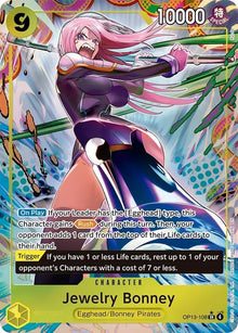 Jewelry Bonney (108) (Alternate Art) OP13-108 Carrying On His Will One Piece Foil NM
