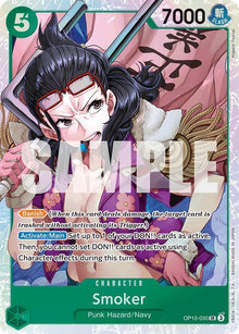 Smoker (030) OP10-030 Super Rare Royal Blood One Piece Foil Near Mint