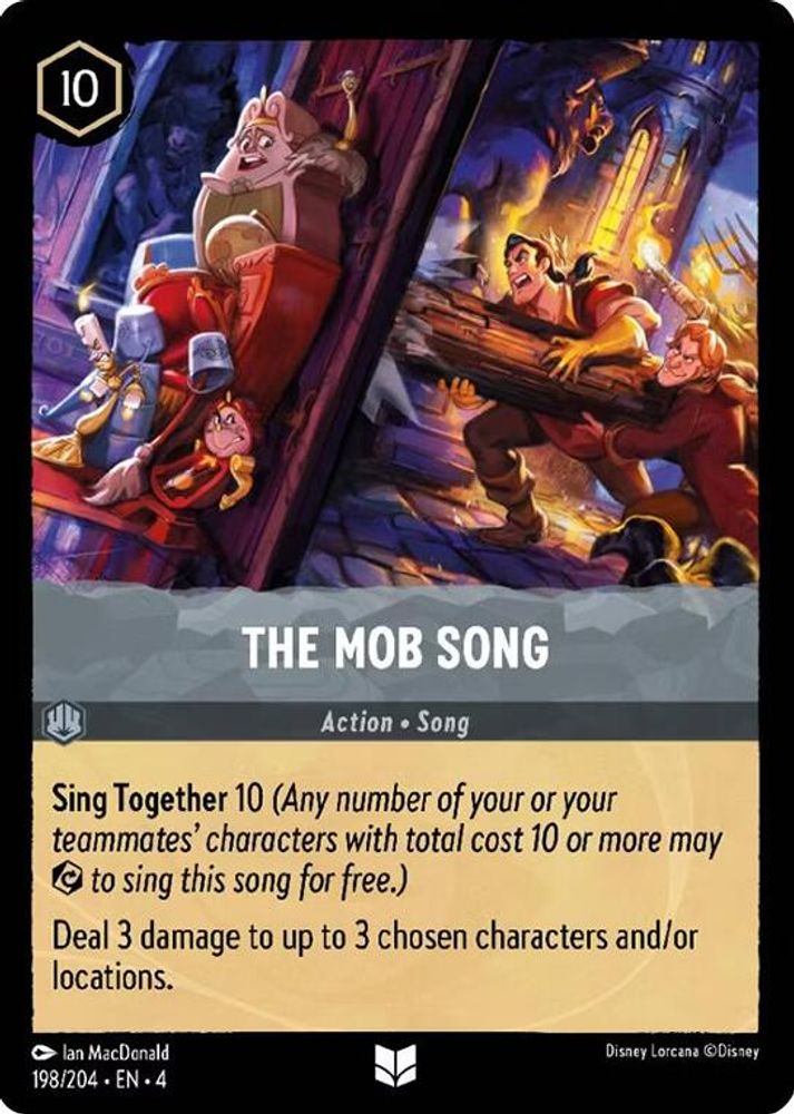 The Mob Song 198/204 Uncommon Ursula's Return Lorcana Near Mint