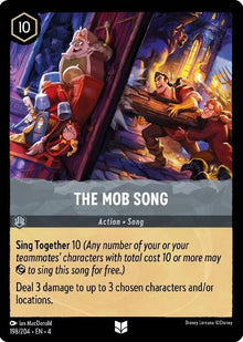 The Mob Song 198/204 Uncommon Ursula's Return Lorcana Near Mint