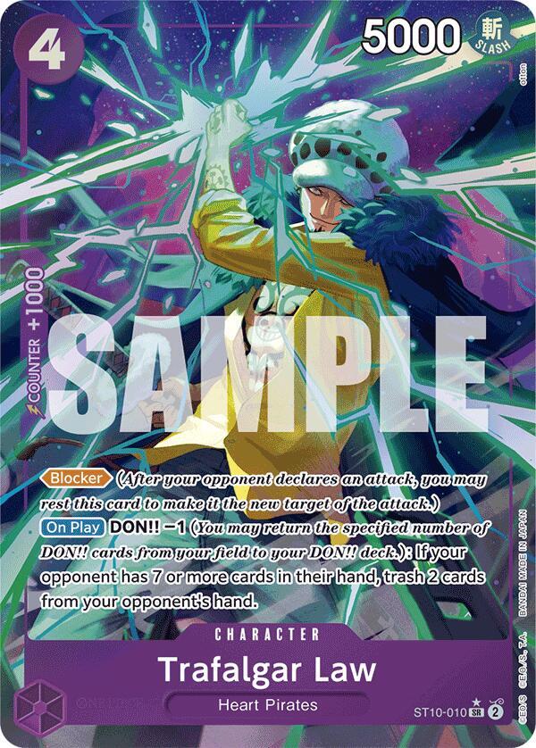Trafalgar Law (Alternate Art) ST10-010 Premium Booster -The Best- One Piece Foil NM
