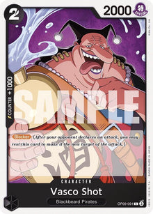 Vasco Shot OP09-091 Common Emperors in the New World One Piece Near Mint