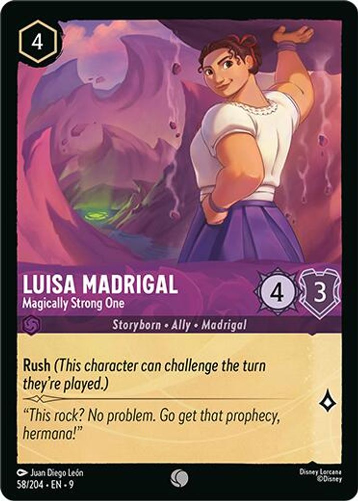 Luisa Madrigal - Magically Strong One 58/204 Common Fabled Lorcana Near Mint