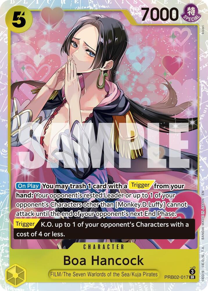 Boa Hancock PRB02-017 Premium Booster -The Best- Vol. 2 One Piece Foil NM