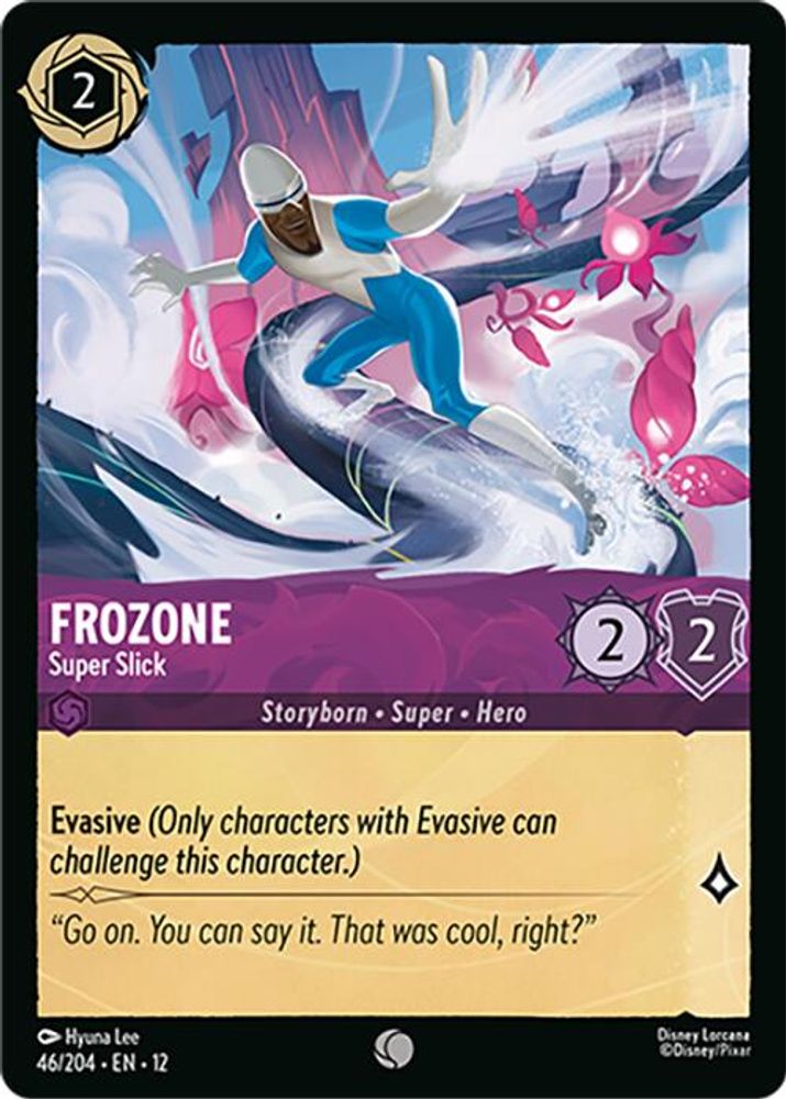Frozone - Super Slick 46/204 Common Wilds Unknown Lorcana Near Mint