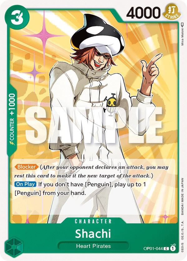 Shachi OP01-044 Common Romance Dawn One Piece Near Mint
