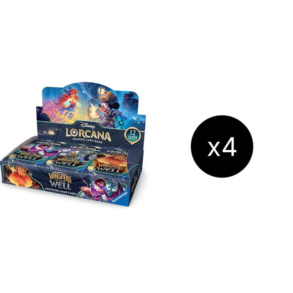 Disney Lorcana: Whispers in the Well Booster Box Case Lorcana NM