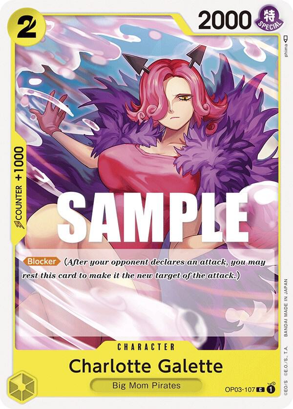 Charlotte Galette OP03-107 Common Pillars of Strength One Piece Near Mint