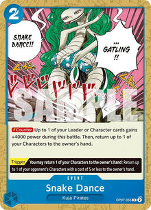 Snake Dance OP07-055 Common 500 Years in the Future One Piece Near Mint