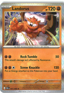 Landorus 041/088 Rare Perfect Order Pokemon Holo Near Mint