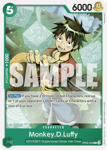 Monkey.D.Luffy (036) OP09-036 Common Emperors in the New World One Piece NM
