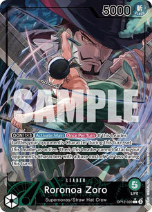 Roronoa Zoro (020) (Alternate Art) OP12-020 Legacy of the Master One Piece Foil NM
