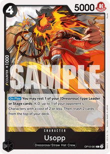 Usopp (081) OP10-081 Common Royal Blood One Piece Near Mint