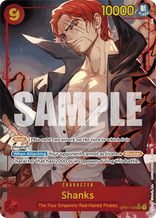 Shanks (Alternate Art) OP01-120 Premium Booster -The Best- One Piece Foil NM